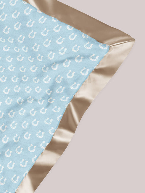 ultra-soft-thick-reversible-baby-blanket-howdy-partner-blue jujube bags at sophiasstyle.com